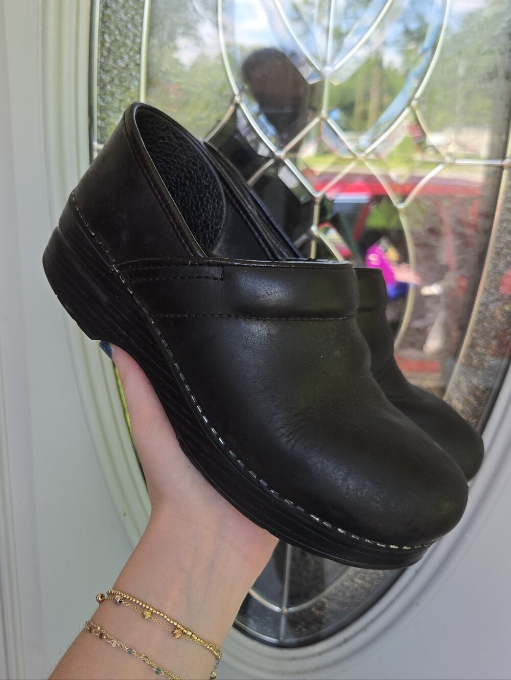 Dansko Pro Black Nursing Clogs